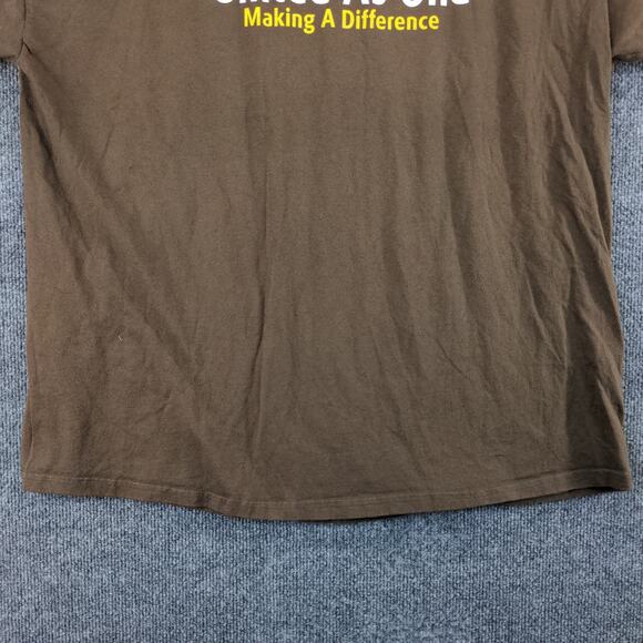 UPS Employee Uniform T Shirt Mens Size 2XL Brown United As One Big Logo - Picture 8 of 14
